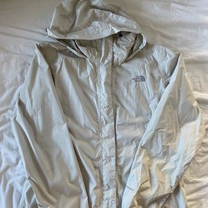 North Face Women’s White Rain Jacket, Size Large
